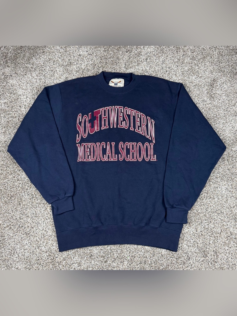 Vintage Sz Large Men’s Oarsman Southwestern Medical School Crewneck Sweatshirt